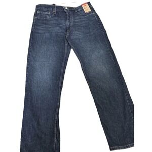 Levi's Men's 505 Regular Fit Straight Leg Jeans 38x34 Cowboy Ranch Denim Ride